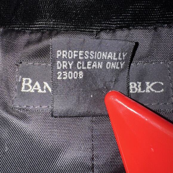 VTG Banana Republic Velvet Beaded Vest Black Size 14 Boho Festival Y2K Whimsy - Picture 7 of 7